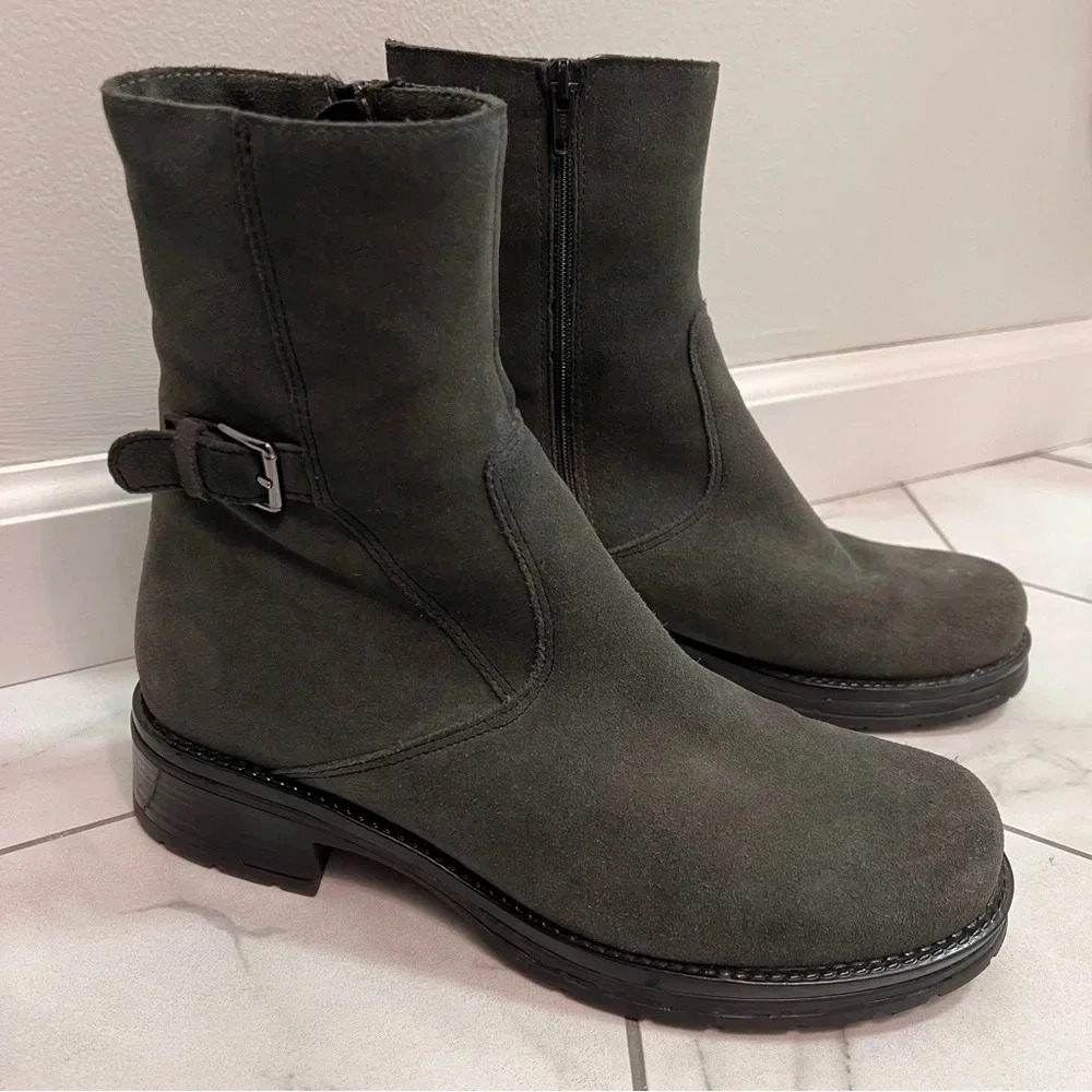 La Canadienne Corey Gray Suede Boot Size 8.5 Womens